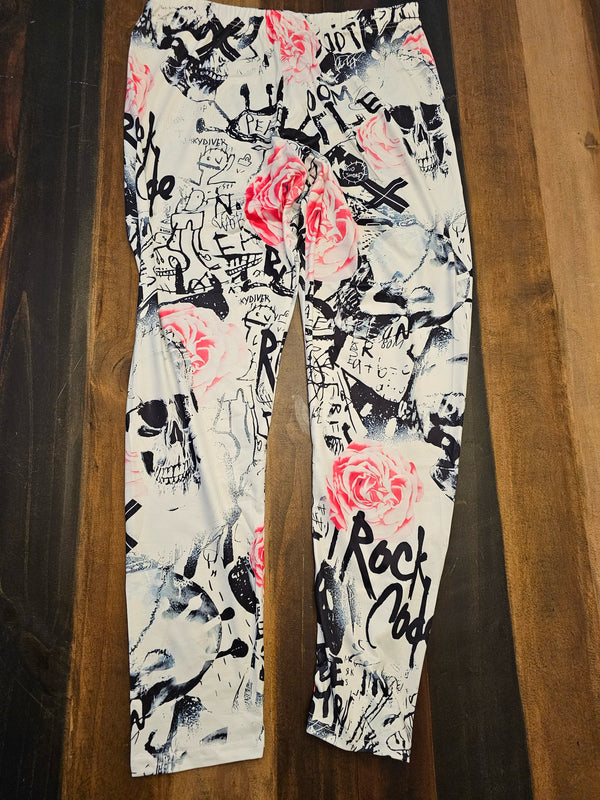 Graphic leggings