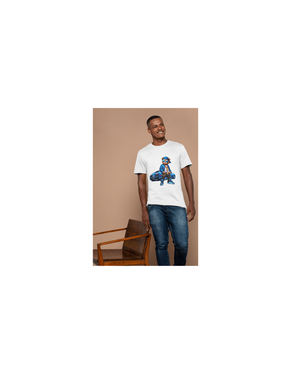 Custom Bugatti blue Sportscar (sublimation) t-shirt