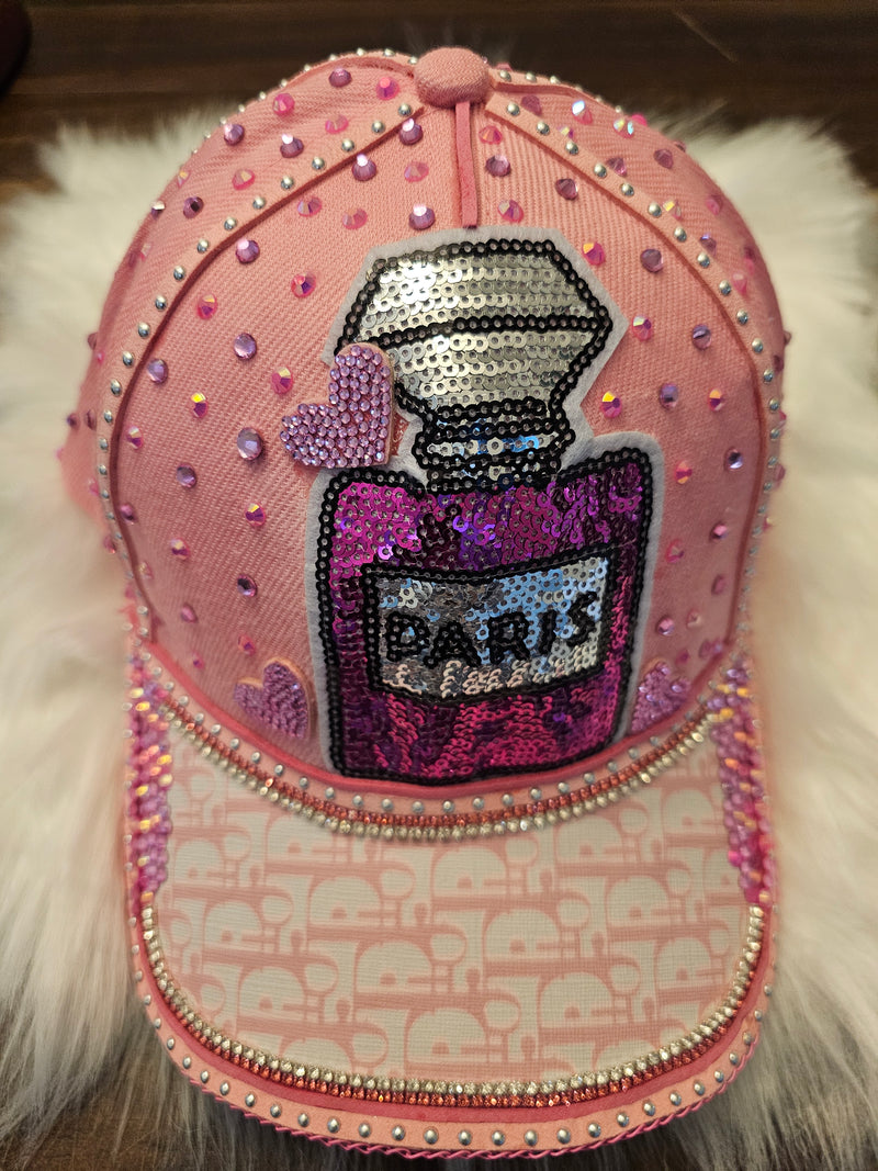 Beautiful pink Paris/lipstick cap